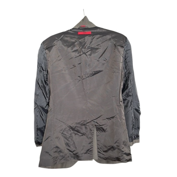 HUGO BOSS Aamon Hago Sport Coat Blazer Jacket Gray Wool Mohair Career, Size 36S - Picture 9 of 13